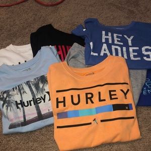 Hurley Boys shirts (7) size medium